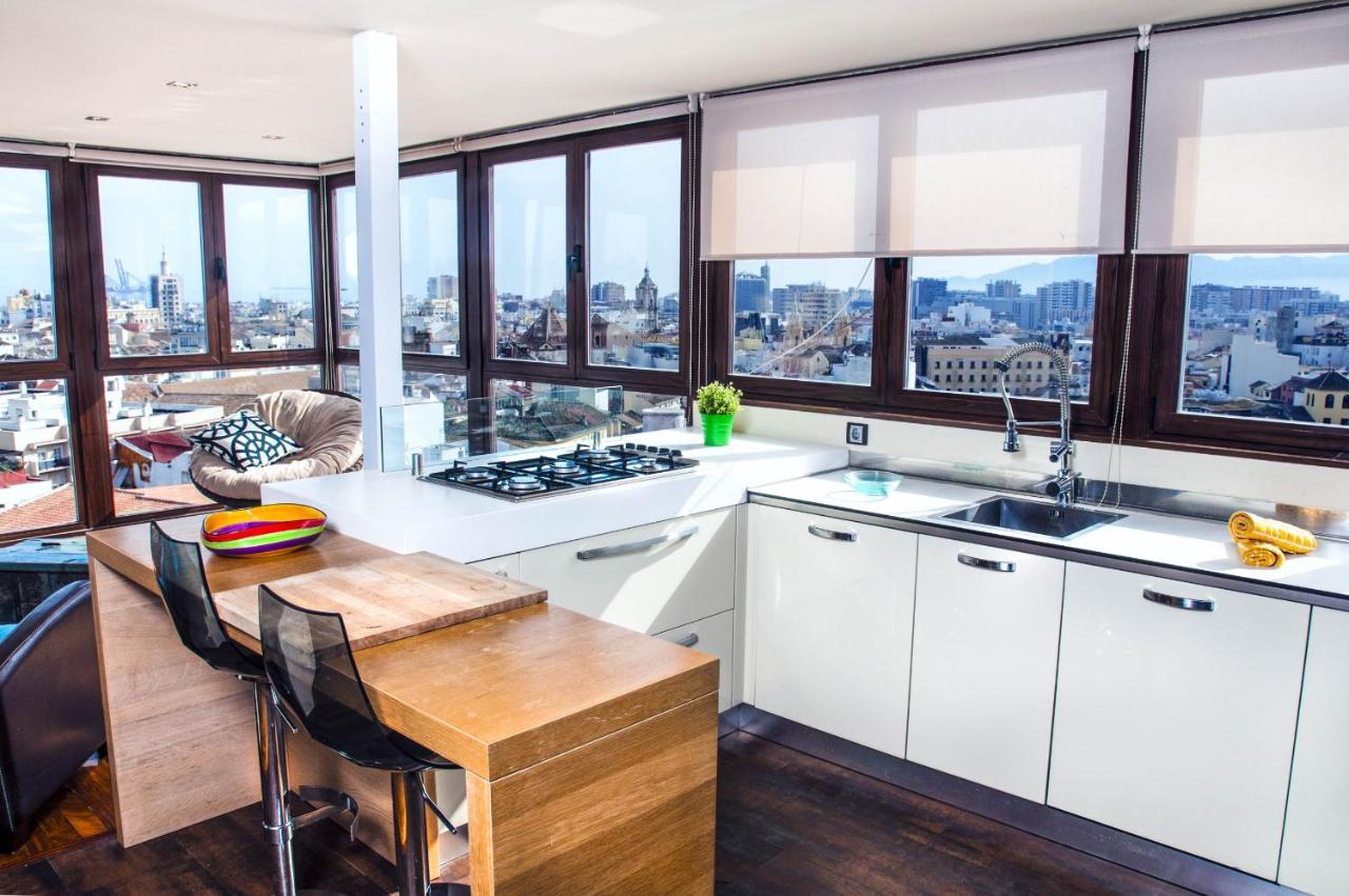 Malagaflat Design Loft City Views Lejlighed Eksteriør billede